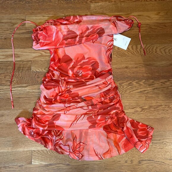 Peppermayo Red Floral Dress- New with Tags - Picture 4 of 6